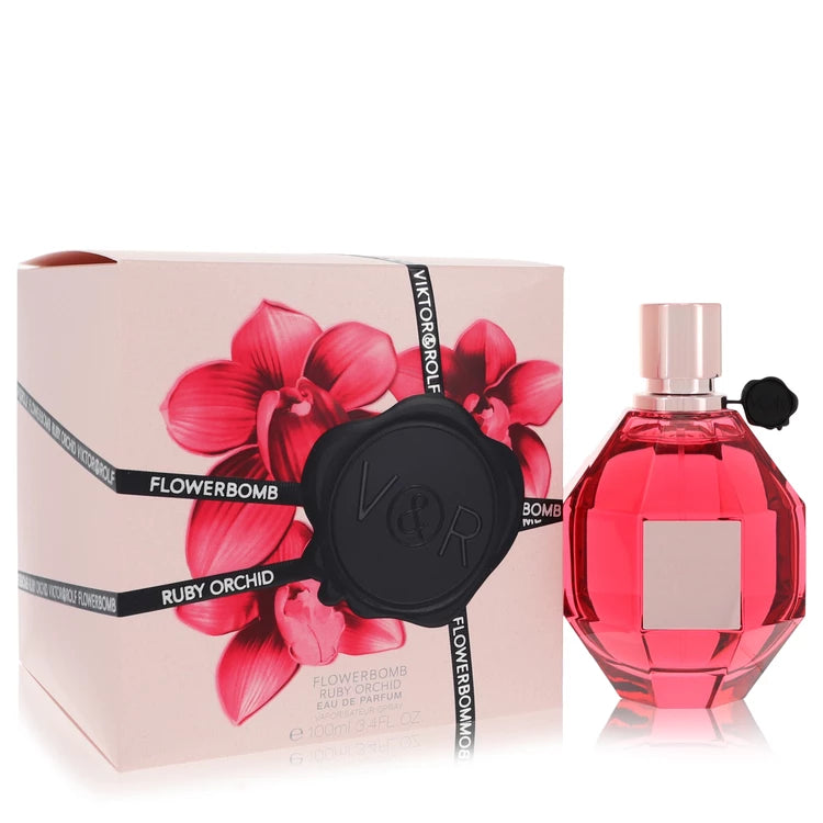 Flowerbomb Ruby Orchid Perfume By Viktor & Rolf for Women 3.4 Oz Eau De Parfum