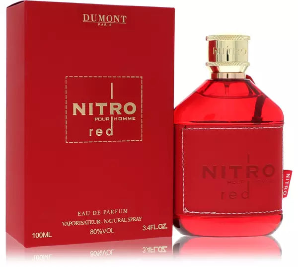 Dumont Nitro Red Cologne By Dumont Paris for Men 3.4 Oz Eau De Parfum Spray